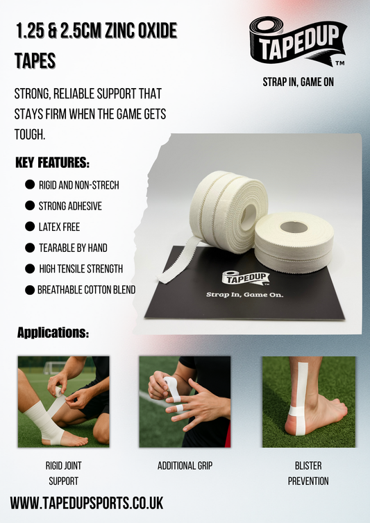 2.5cm Zinc Oxide (10 Pack)