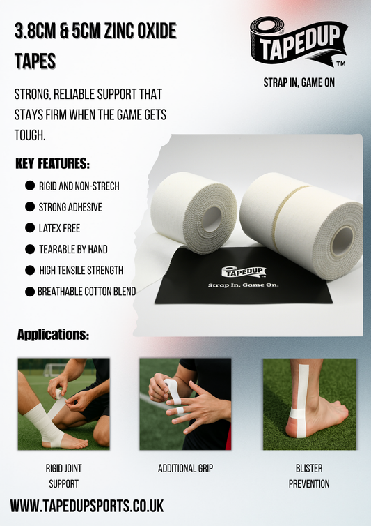 3.8cm - Zinc Oxide Tape (3 Pack)