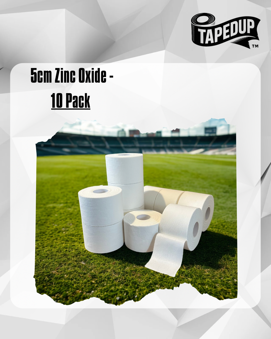 5cm Zinc Oxide Tape (10 Pack)