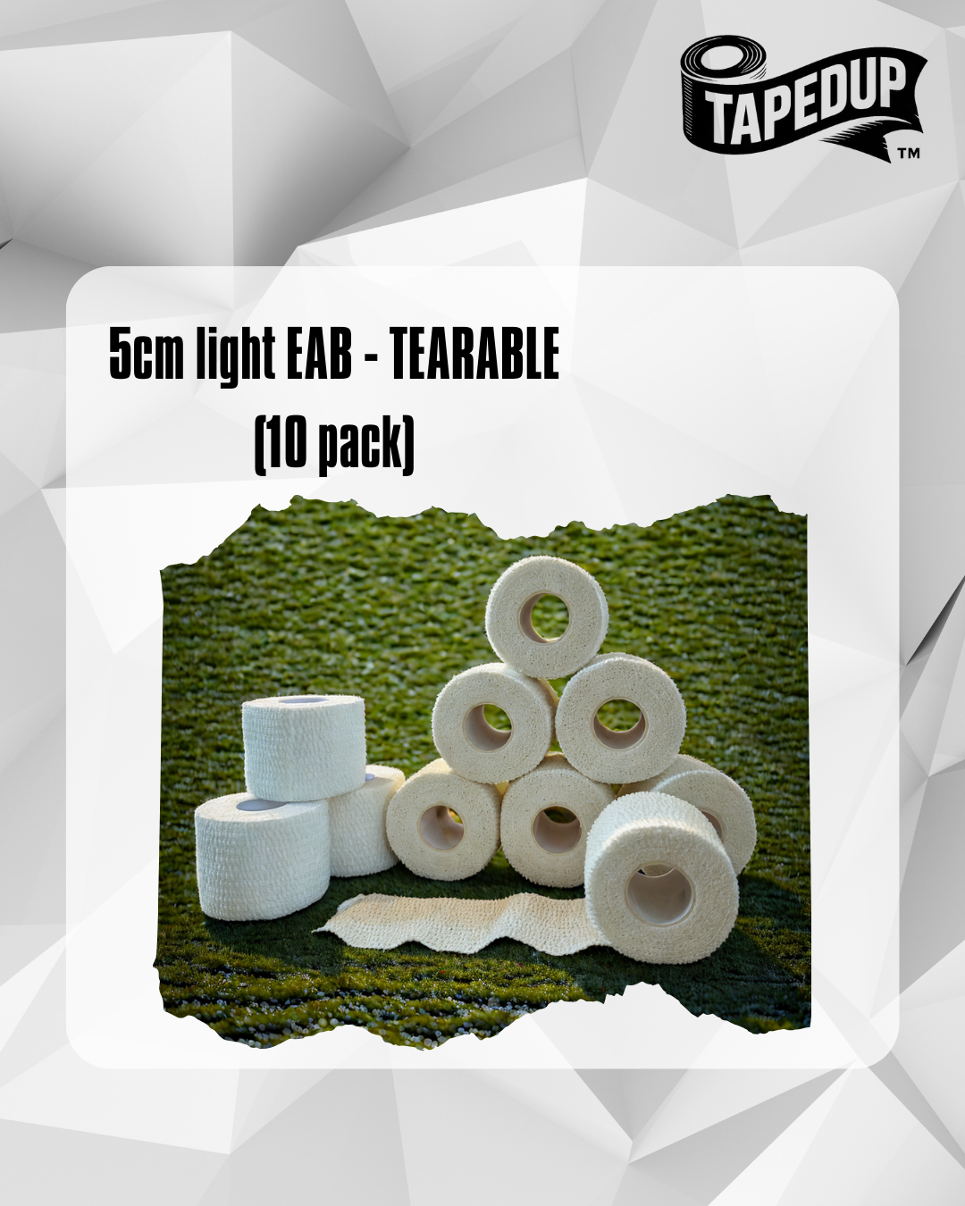 5cm - Tearable Elastic Adhesive Bandage (EAB) (10 Pack)