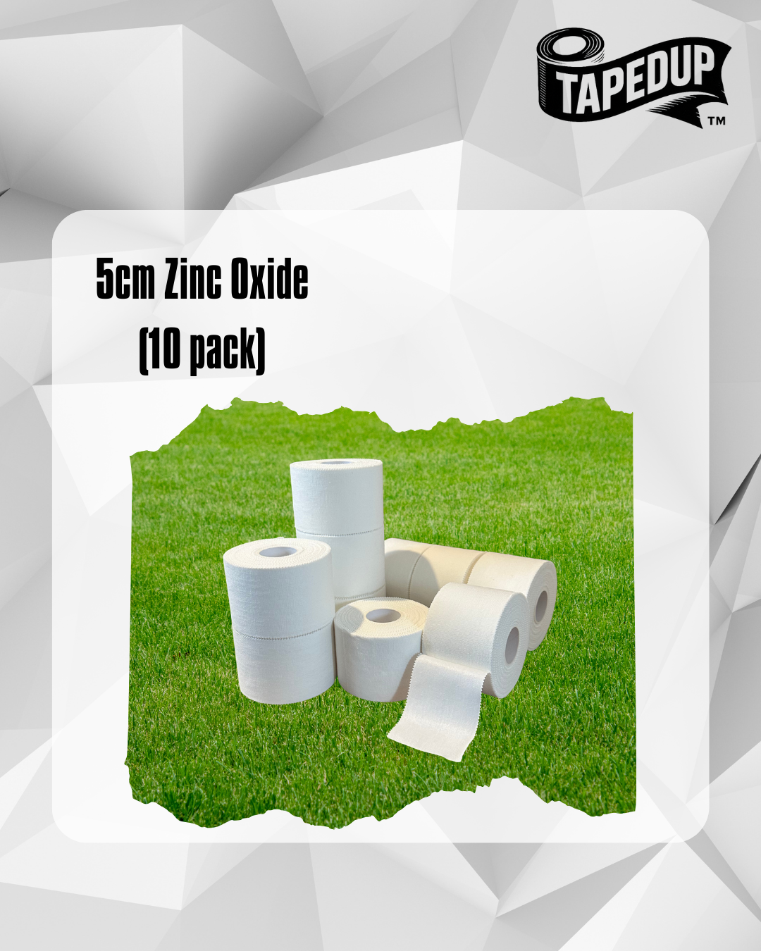5cm Zinc Oxide Tape (10 Pack)