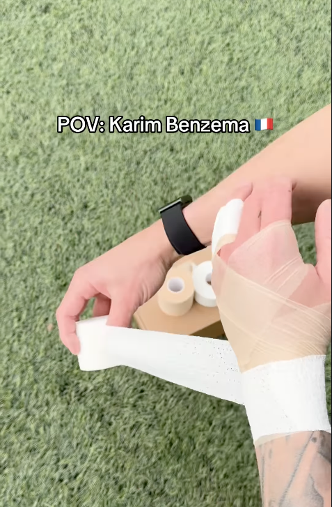 Paquete Benzema vendado